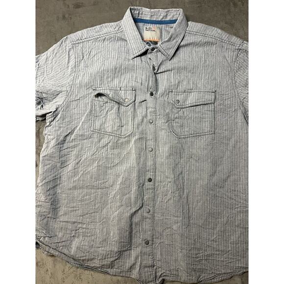 5.11 Tactical Button Up Shirt‎ Mens XL Extra Large Gray - Picture 1 of 5